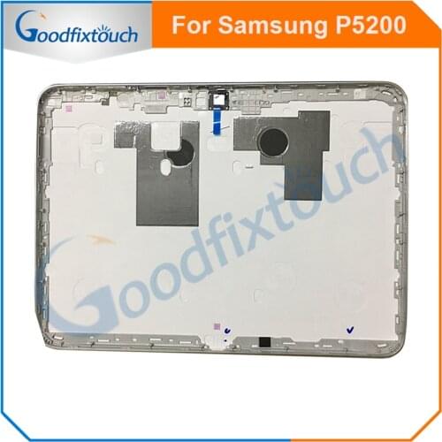 For Samsung Galaxy Tab 3 10.1 P5200 P5210 P5220 Back Battery Housing Cover Case Battery Door Cover with side button