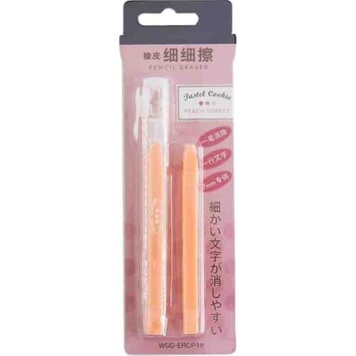 1PC PVC Candy Color Pencil Eraser Creative Push-pull Eraser Rubber Art Sketch Painting Eraser Student Stationery Supplies Gifts