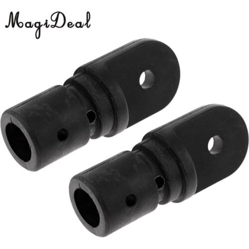 MagiDeal Pack 2 Durable Nylon Marine Boat Bimini Top Canopy Cover 22mm 7/8" Tube Inside Eye End Insert Accessories