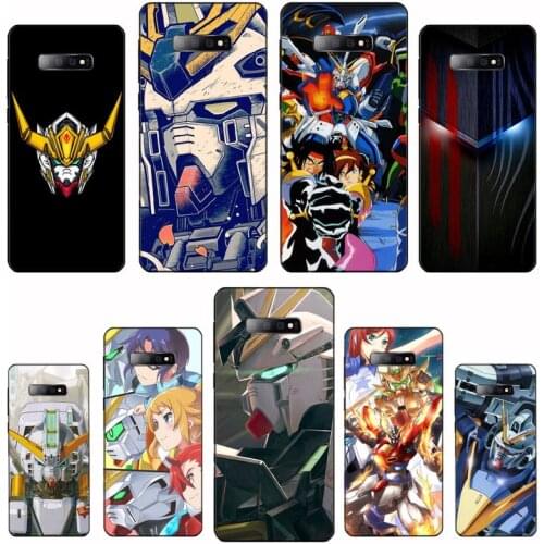 Hot Gundam Anime DIY phone Case cover Shell For Samsung S6 S7 edge S8 S9 S10 e plus A10 A50 A70 note8 J7 2017
