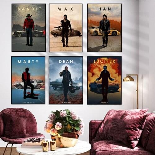 Classic Movie Poster Vintage Retro Film Canvas Painting Prints Wall Art Home Decorative Picture For Cinema Living Room Cuadros