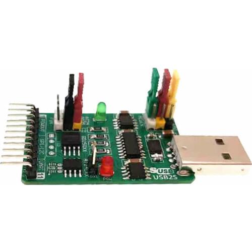 Programmable USB to IIC/I2C/SPI/UART adapter UART to IIC/I2C/SPI_USB2S