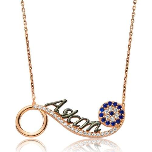 Silver The Genres Change My Love lady necklace