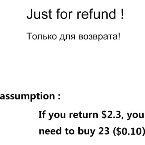 Just For Refund Money Or Re-send Product
