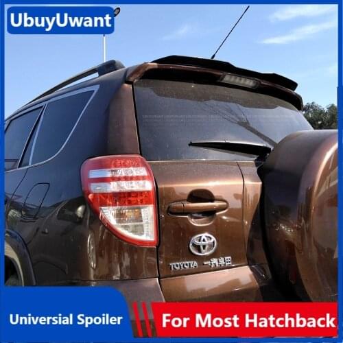UBUYUWANT For Toyota RAV4 RAV 4 2009-2013 Rear Roof Lip Spoiler ABS Car Tail Wing Decoration Universal Spoiler For Toyota Prius