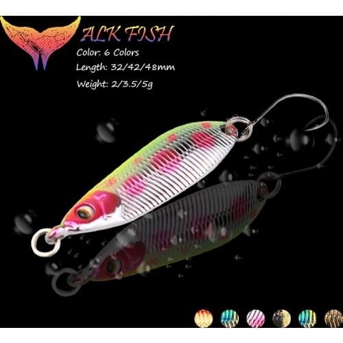 WALK FISH 1PCS 2G/3G/3.5G Spoon Sequin Hard Bait Jigging Pesca 3D Eyes Hard Bait Sinking Fishing Lures Wobbler Fishing Tackle