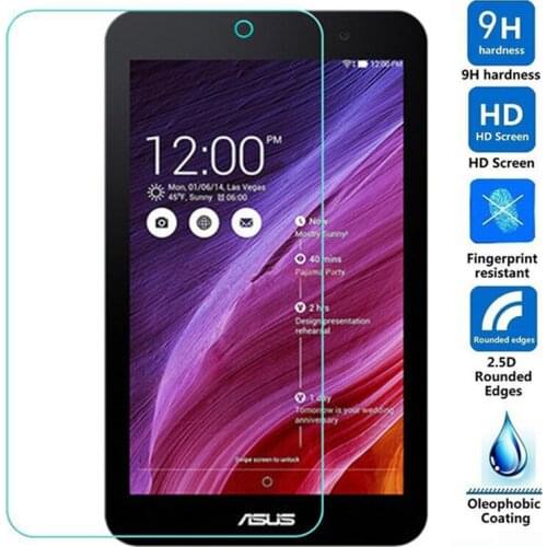 Tempered Glass 9H LCD Explosion Proof Protective Film Screen Protector for ASUS MeMO Pad7 ME176CX ME176 7 inch tablet