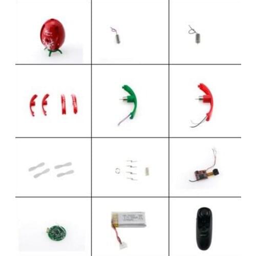 JJRC H66 X-mas Egg RC Drone spare parts motor blades Receiver wifi camera remote controller body shell arm with motor etc
