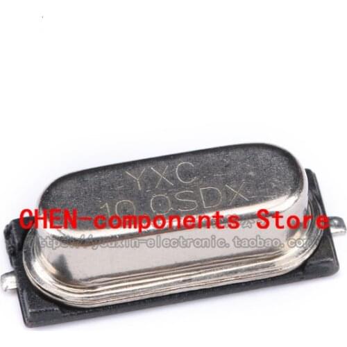 10pcs SMD passive crystal oscillator/HC-49SMD 10MHz 20ppm 20PF X49SM10MSD2SC
