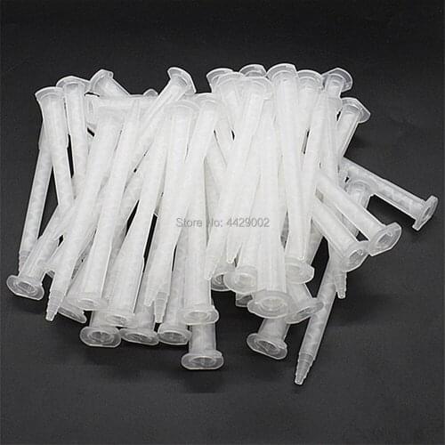 100x 1:1 Epoxy Adhesive Mixing Nozzle Tip Resin Mixer Adhesive Gun Applicatior Caulking Gun Dispenser AB Glue Epoxy Resin Nozzle
