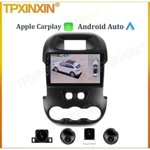 6+128G For Ford Ranger F250 2011 - 2016 Android Car Multimedia Player GPS Head Unit Auto Radio Audio Stereo 360 Camera