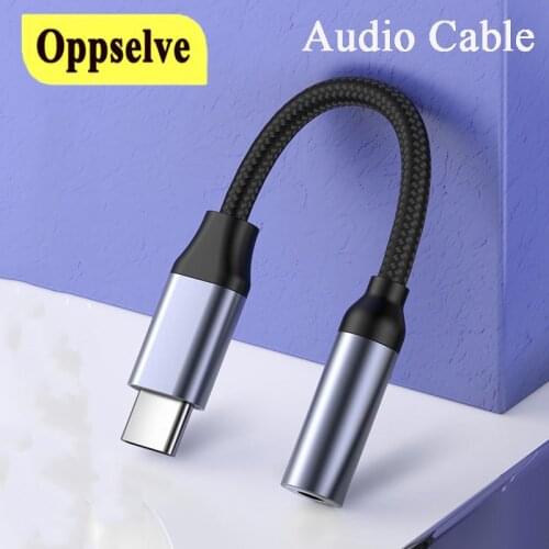 3.5 mm Jack AUX Audio Cable USB Type C to 3.5 Earphone Adapter Audio Jack Headphone Converter For Samsung Huawei Speaker Adapter