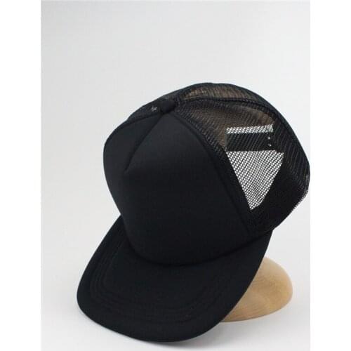 Black Plain Mesh Snapback Caps Hat Mens Baseball Cap Unisex Gorras Hip Hop Snapbacks Mesh Sun Hats