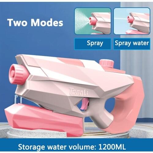 Water Guns for Kids 1200ML High Capacity 2 Modes Squirt Gun Party Toys Gifts Pools Water Fun play Blasters Soakers Toddler Toys
