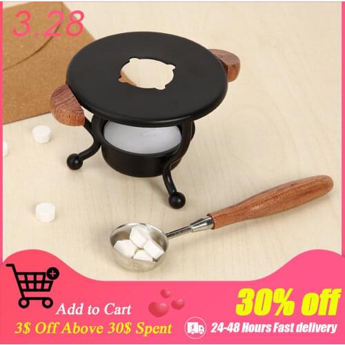 Deer Shape Retro Wax Seal Stamp Stick Sealing Wax Furnace Stove Warmer Wax Sticks Melting Glue Furnace Tool