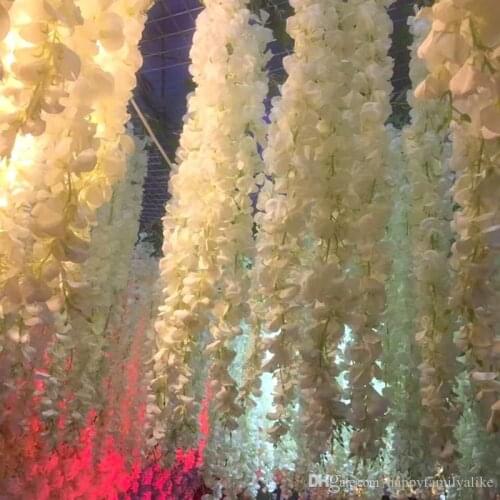 Artificial Garland Silk Hydrangea Wedding Flowers Flower For Wedding Backdrop Decoration Shooting Props 200pcs/lot
