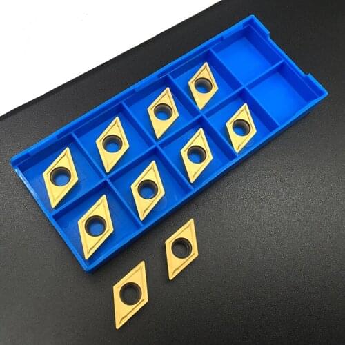 10Pcs high quality DCMT11T304 NC3020 PC9030 Internal Turning Tools Carbide inserts Cutting Tools Lathe tools Lathe cutter