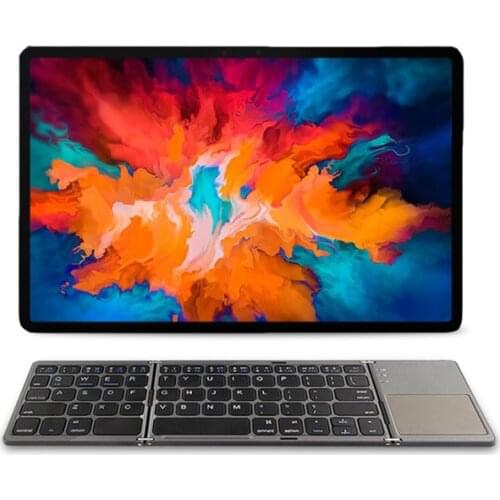 Mini folding keyboard Bluetooth Wireless Keypad with Touchpad For Lenovo Xiaoxin Pad Pro TB-J706F J606F Tab P11 Pro Table Case