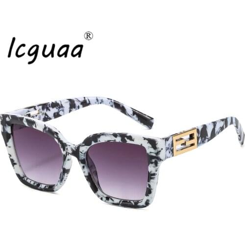 Fashion Retro Sunglasses gafas de sol mujer Hollow Metal Frame Cat Eye Glasses óculos de sol feminino Sunglasses