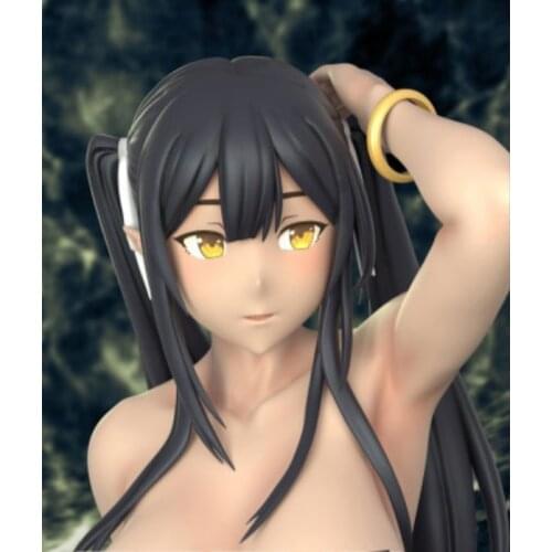 Unpainted Elf GK Resin Bust 1/7 Scale Model Kit Self-Assembled Colorless Figures Resin Kit No.245