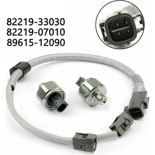 Knock Sensor Pair with Harness Kit Set for 94-99 Lexus Toyota 3.0L Camry ES300 89615-12090 8961512090 89615-12050 8961512050