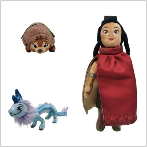 Raya And The Last Dragon Sisu Dragon Plush Tuk Chattering Ongis Monkey Dyan Pan Uka Stuffed Plush Animals Doll Toys