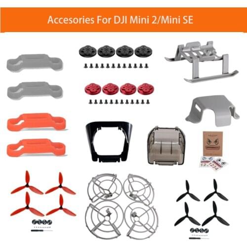 Landing Gear for DJI Mavic Mini 2/Mini SE Drone Propeller Guard Holder Sunhood Sticker Film Motor Cover Drone Accessories