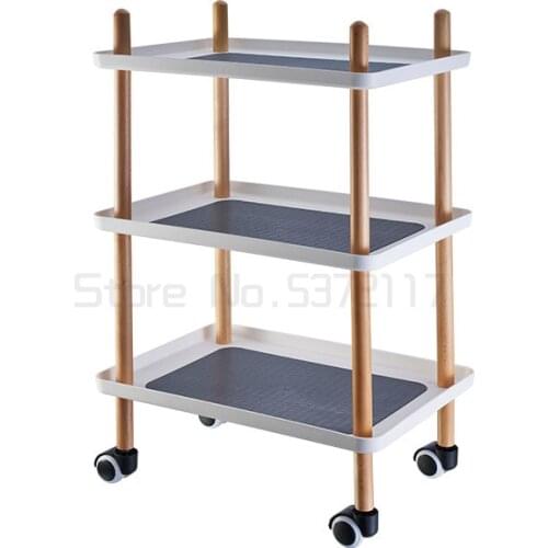 Bedroom, bathroom, living room, multi-storey wheelbarrow, round square, movable multi-functional kitchen shelf