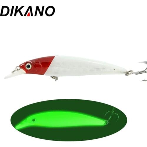 1 pc 11cm 14g Luminous Bait Minnow Pencil Lures VIB Vibration Rattlin Tackle for Night Fishing