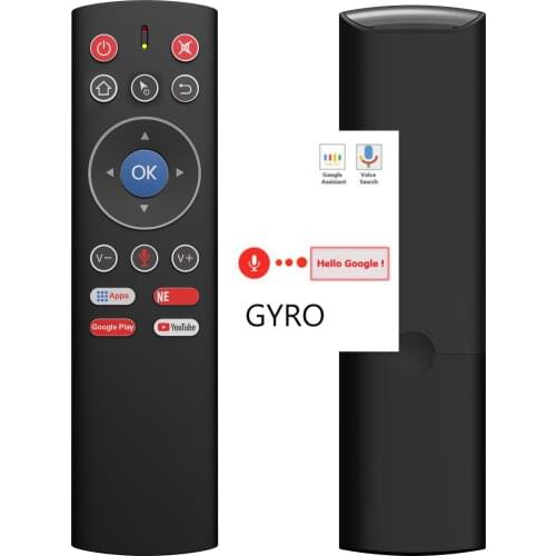 T1 2.4G Voice Remote Controller With IR Function voice air mouse works special tv box only