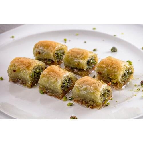 AMAZING TASTE WITH ITS AMAZING AROMA, AMAZING Palace Dessert with Pistachio and Pistachio Roll Baklava 1000 GRAMS FREE SHIPPING