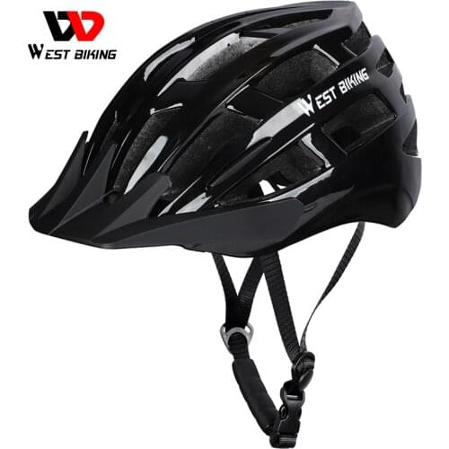 WEST BIKING Cycling Helmet Ultralight Adjustable Safety Cap MTB Mountain Road Bicycle Electric Bike MTB Men Women Helmet