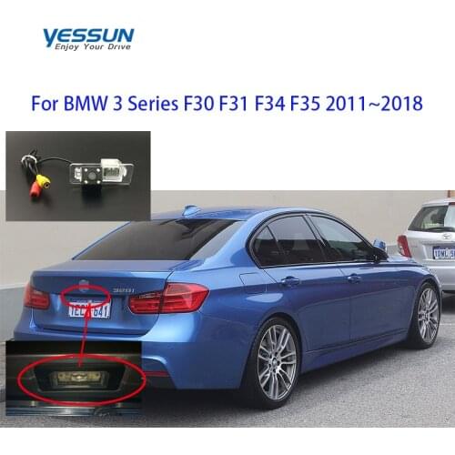 Yessun Rear View Camera For BMW 3 Series F30 F31 F34 F35 2011~2018 night view camara parking/CCD night view license plate camera