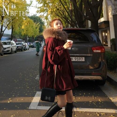 2020 Women Parkas New Long Style Korean Thick Hipster Female Overcoat