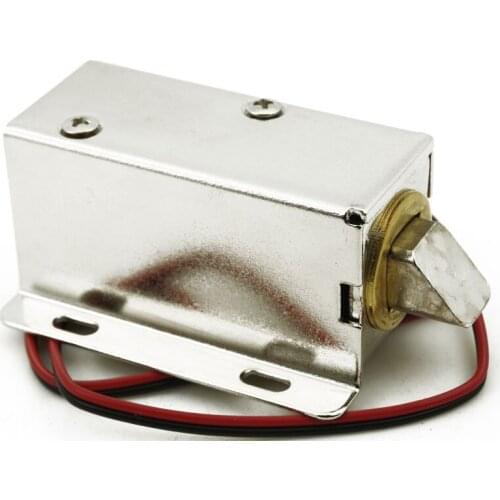 2pcs/lot Free shipping DC12V Cabinet Door Electric Lock Assembly Solenoid Drawer Sauna Luggage Locker