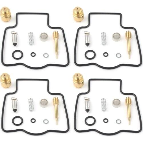 4 Sets Motorcycle Repair Carburetor Carb Rebuild Seal Kits for Yamaha YZF600R YZF 600 R 1997-2007
