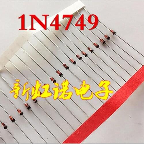 5Pcs/Lot New Original Zener Diode 1n4749 24 V Voltage Regulator Tube Glass Integrated circuit Triode In Stock