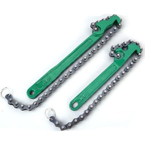 8/12 Inch Allen Key Chain Type Oil Filter Wrench Auto Tool engine box spanner Oil Fuel Filter Wrench Removal Tool Remover