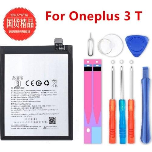 3400mAh BLP633 Battery for OnePlus 3T A3010 1+ 3T Phone OnePlus 3 blp633 battery Replacement