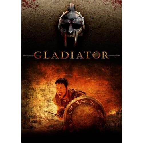 More style Choose GLADIATOR Movie Art print Silk poster Home Wall Decor