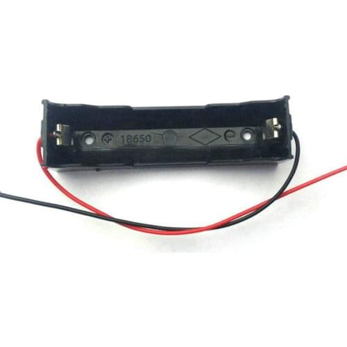Battery Storage Case Holder Clip Base Boxes for 3.7v 18650 Batteries Converter With line Cable