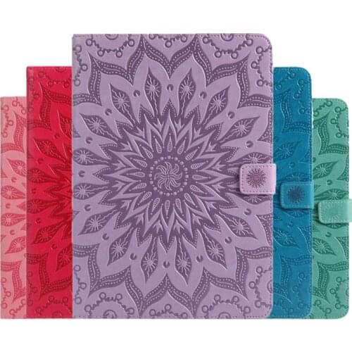 Sunflower Print PU Leather Case For Samsung galaxy Tab S5E 10.5 2019 T720 SM-T720 T725 Cover With Card Slot Tablet case +Gift