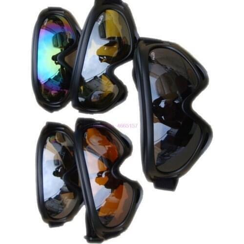 By dhl or ems 50pcs Men Women Bendable Windproof X400 UV Protection Sports Ski Glasses Snowboard Skate Skiing Goggles