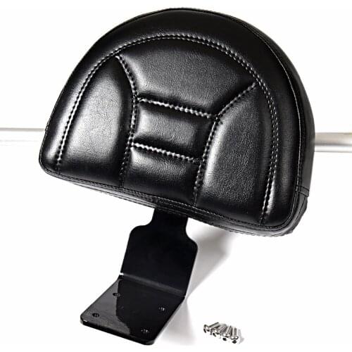 Black Rear Passenger Backrest KIT For 2003-2013 Victory Vegas Kingpin High-Ball Models