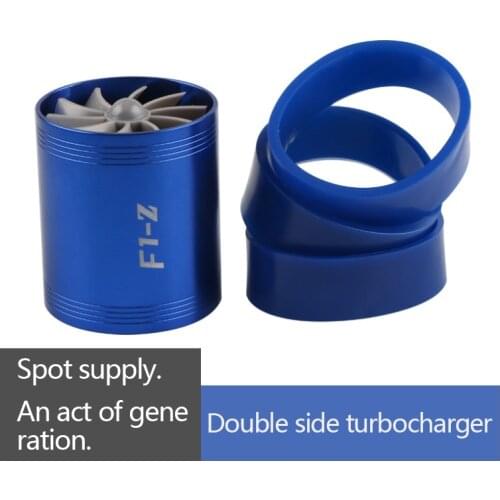 Double Sided Turbo F1-z Automobile Intake Turbo Vehicle Engine Turbocharger Power Conversion Accessories