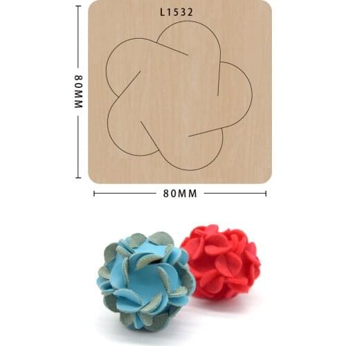 Hydrangea Wooden Die Mould Cutting Dies For Scrapbooking Suitable For Common Die-cutting Machines In The Market
