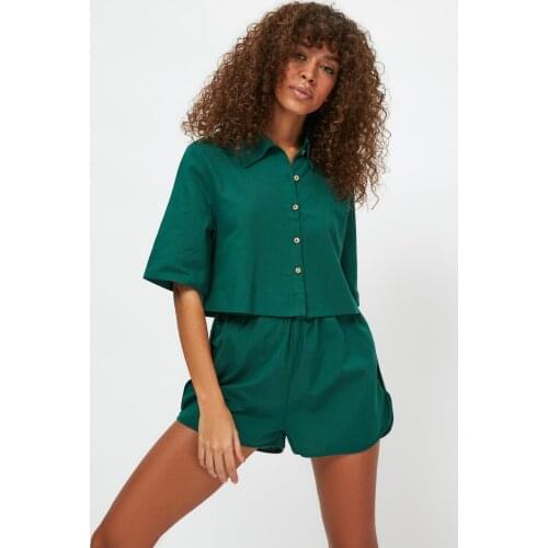 Trendyol Button Detail Bottom-Top Suit TBESS21AU0168