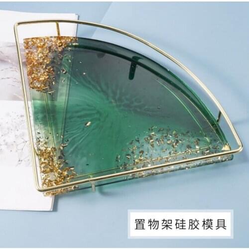 New transparent silicone Mold Dried Flower Coaster Triangle Resin Mold For DIY Irregular Coaster Epoxy Resin Molds For jewelry