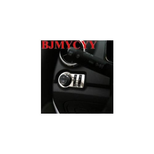 BJMYCYY Automobile headlight switch metal sequins for Chevrolet Trax 2014