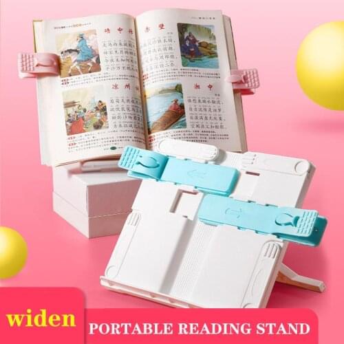 Book Stand Holder Portable Foldable Bookends Bookstand Reading Support For Student Children Writing Bracket Office Accessories